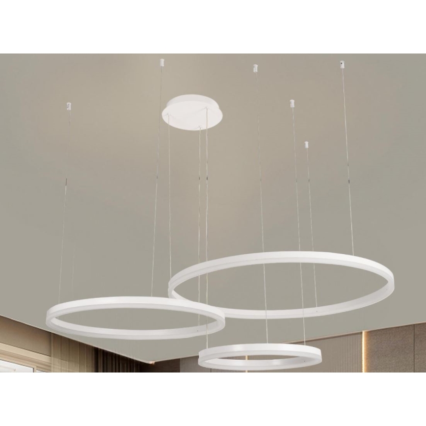 Candeeiro suspenso LED com regulação LED/125W/230V 3000-6500K + comando