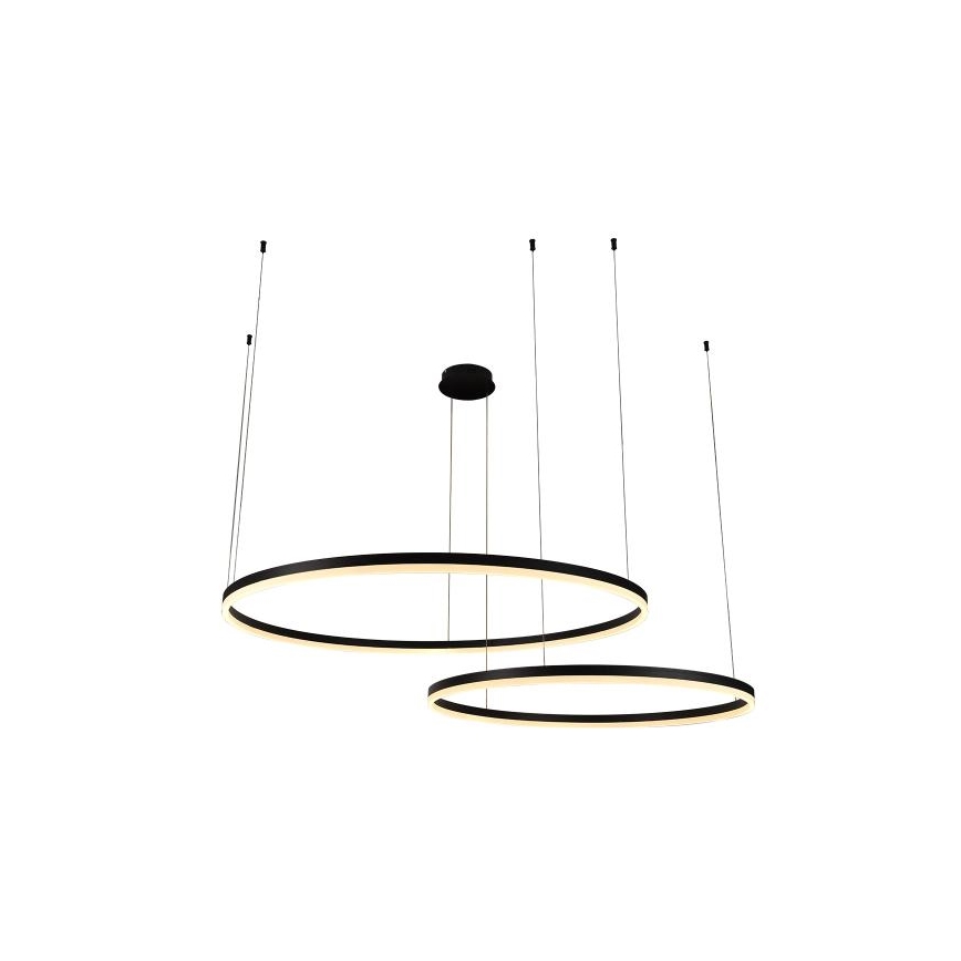 Candeeiro suspenso LED com regulação LED/128W/230V 3000-6500K diâmetro 100 cm + comando