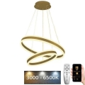Candeeiro suspenso LED com regulação LED/135W/230V 3000-6500K + controlo remoto