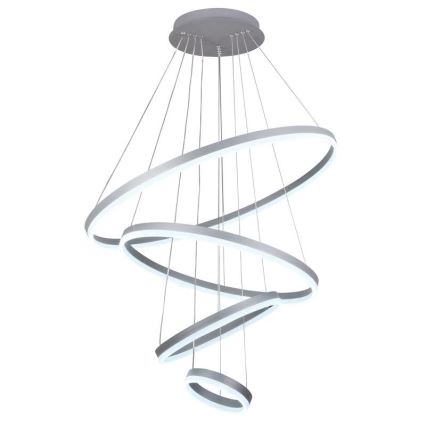 Candeeiro suspenso LED com regulação LED/165W/230V 3000-6500K diâmetro 80 cm + comando
