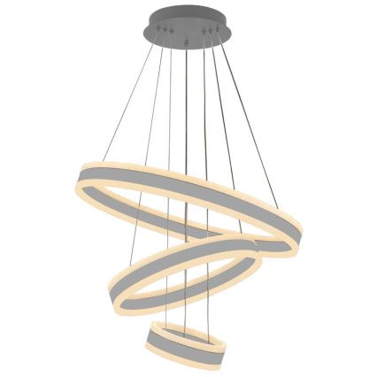 Candeeiro suspenso LED com regulação LED/165W/230V 3000-6500K diâmetro 60 cm + comando