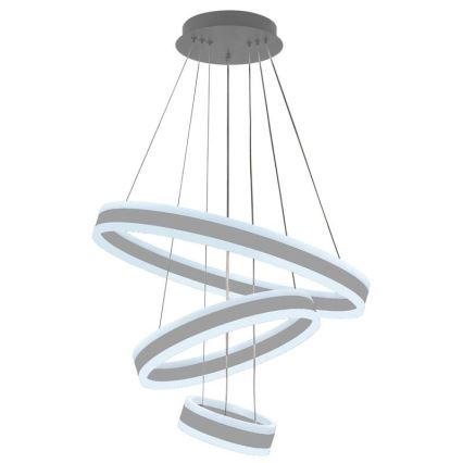Candeeiro suspenso LED com regulação LED/165W/230V 3000-6500K diâmetro 60 cm + comando