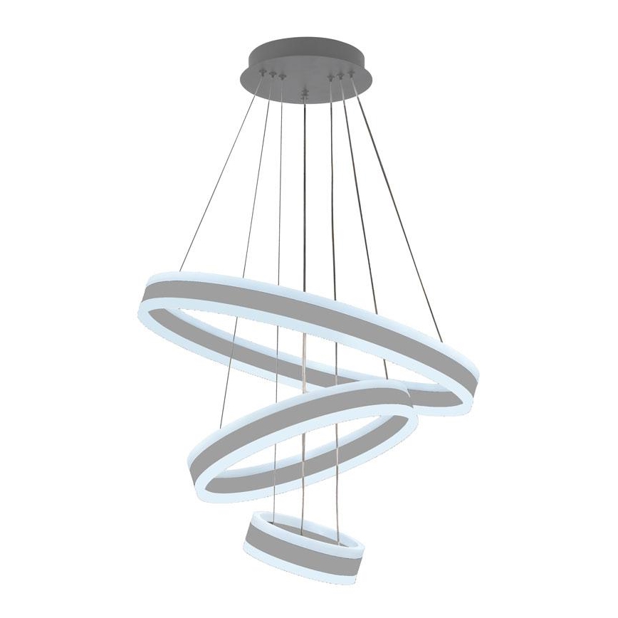 Candeeiro suspenso LED com regulação LED/165W/230V 3000-6500K diâmetro 60 cm + comando