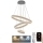 Candeeiro suspenso LED com regulação LED/165W/230V 3000-6500K diâmetro 60 cm + comando