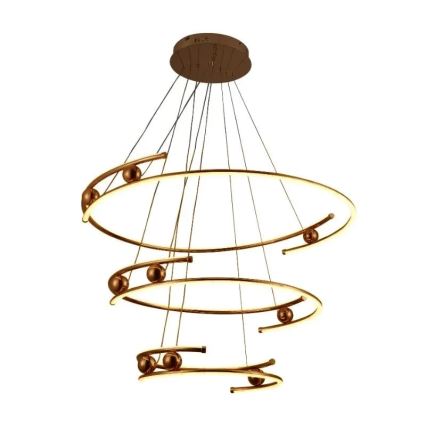 Candeeiro suspenso LED com regulação LED/170W/230V 3000-6500K diâmetro 80 cm + comando