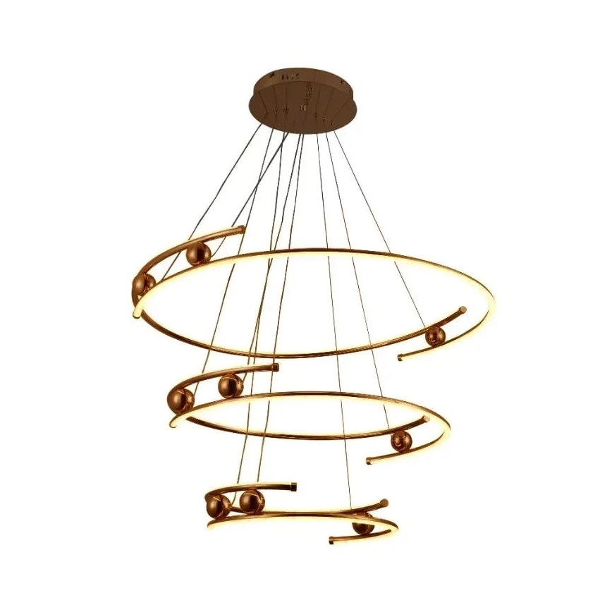 Candeeiro suspenso LED com regulação LED/170W/230V 3000-6500K diâmetro 80 cm + comando