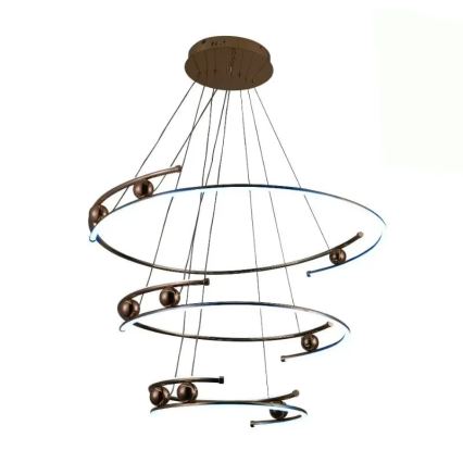 Candeeiro suspenso LED com regulação LED/170W/230V 3000-6500K diâmetro 80 cm + comando