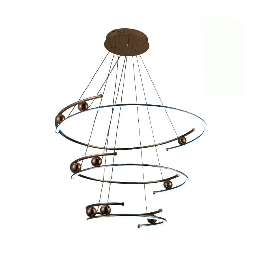 Candeeiro suspenso LED com regulação LED/170W/230V 3000-6500K diâmetro 80 cm + comando