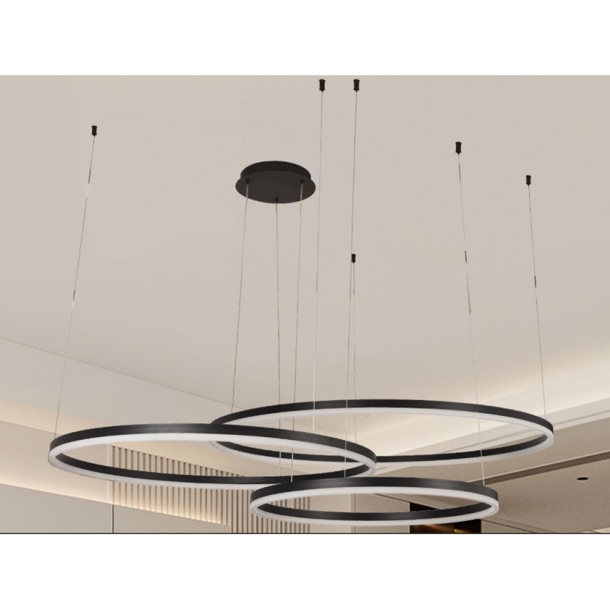Candeeiro suspenso LED com regulação LED/170W/230V 3000-6500K + comando