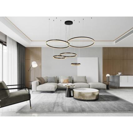 Candeeiro suspenso LED com regulação LED/220W/230V 3000-6500K + comando