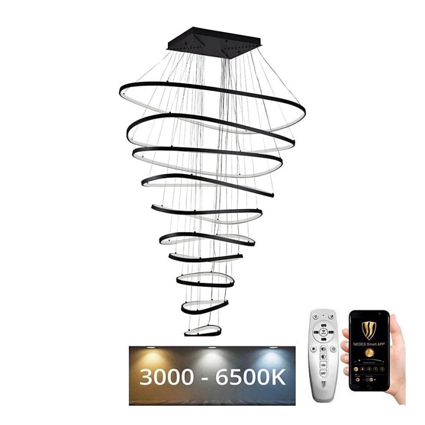 Candeeiro suspenso LED com regulação LED/370W/230V 3000-6500K + comando