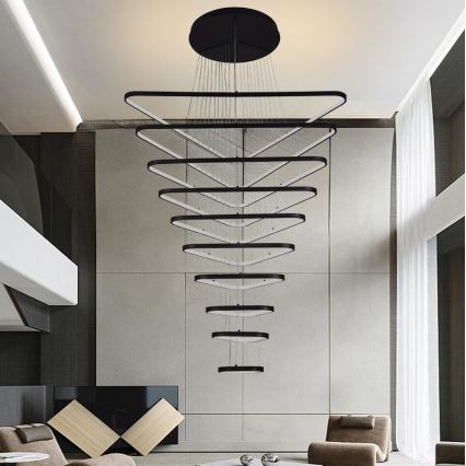 Candeeiro suspenso LED com regulação LED/385W/230V 3000-6500K + comando