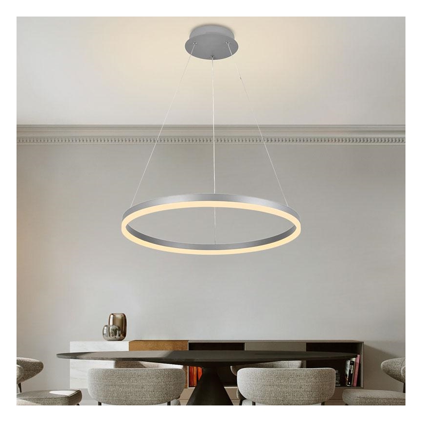 Candeeiro suspenso LED com regulação LED/42W/230V 3000-6500K diâmetro 60 cm + comando
