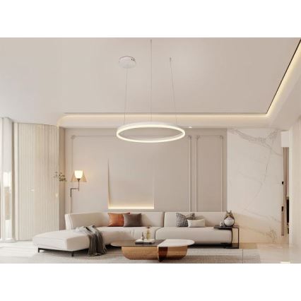 Candeeiro suspenso LED com regulação LED/42W/230V 3000-6500K + comando