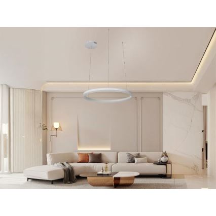 Candeeiro suspenso LED com regulação LED/42W/230V 3000-6500K + comando
