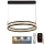 Candeeiro suspenso LED com regulação LED/45W/230V 3000-6500K diâmetro 60 cm preto + comando