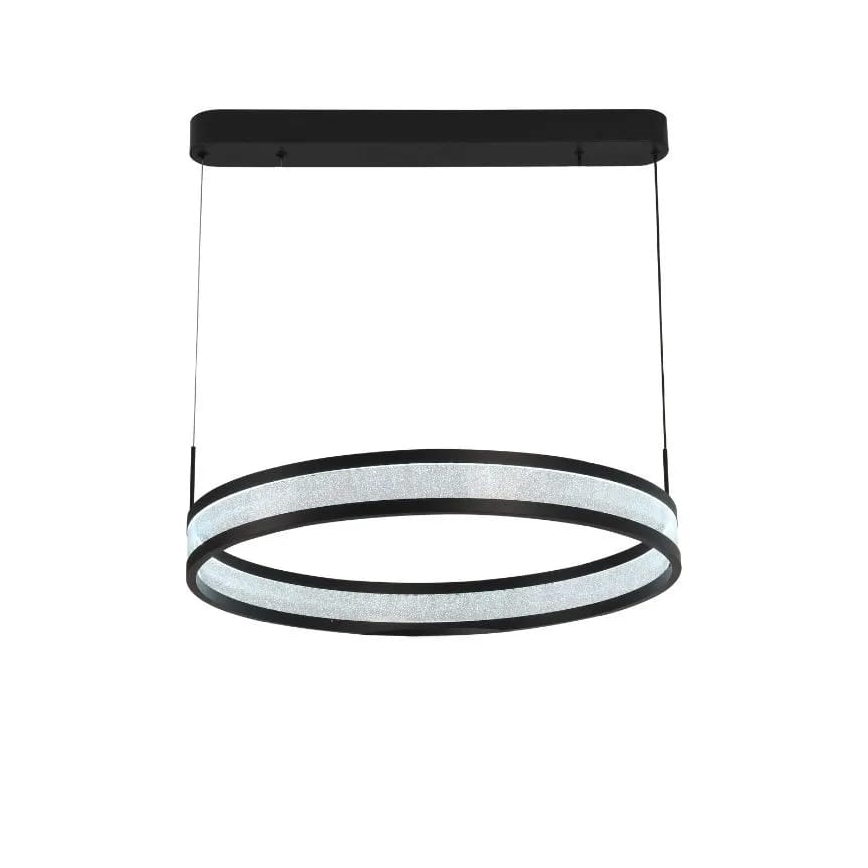 Candeeiro suspenso LED com regulação LED/45W/230V 3000-6500K diâmetro 60 cm preto + comando