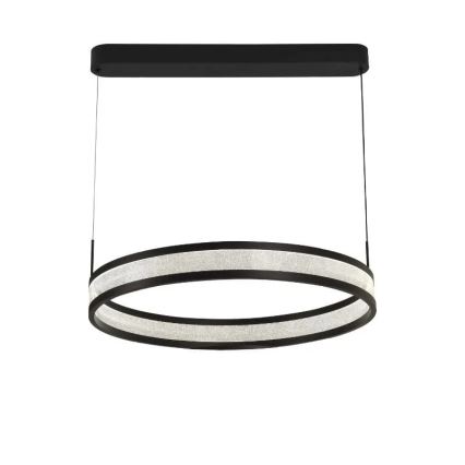 Candeeiro suspenso LED com regulação LED/45W/230V 3000-6500K diâmetro 60 cm preto + comando