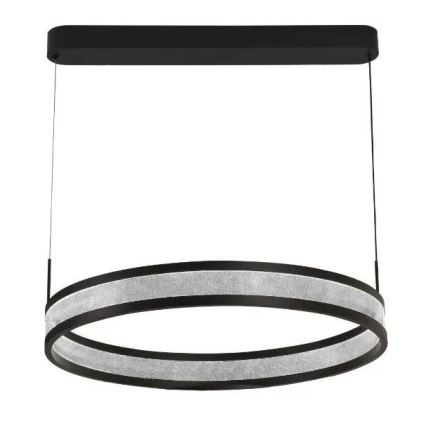 Candeeiro suspenso LED com regulação LED/45W/230V 3000-6500K diâmetro 60 cm preto + comando