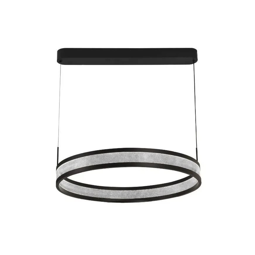 Candeeiro suspenso LED com regulação LED/45W/230V 3000-6500K diâmetro 60 cm preto + comando