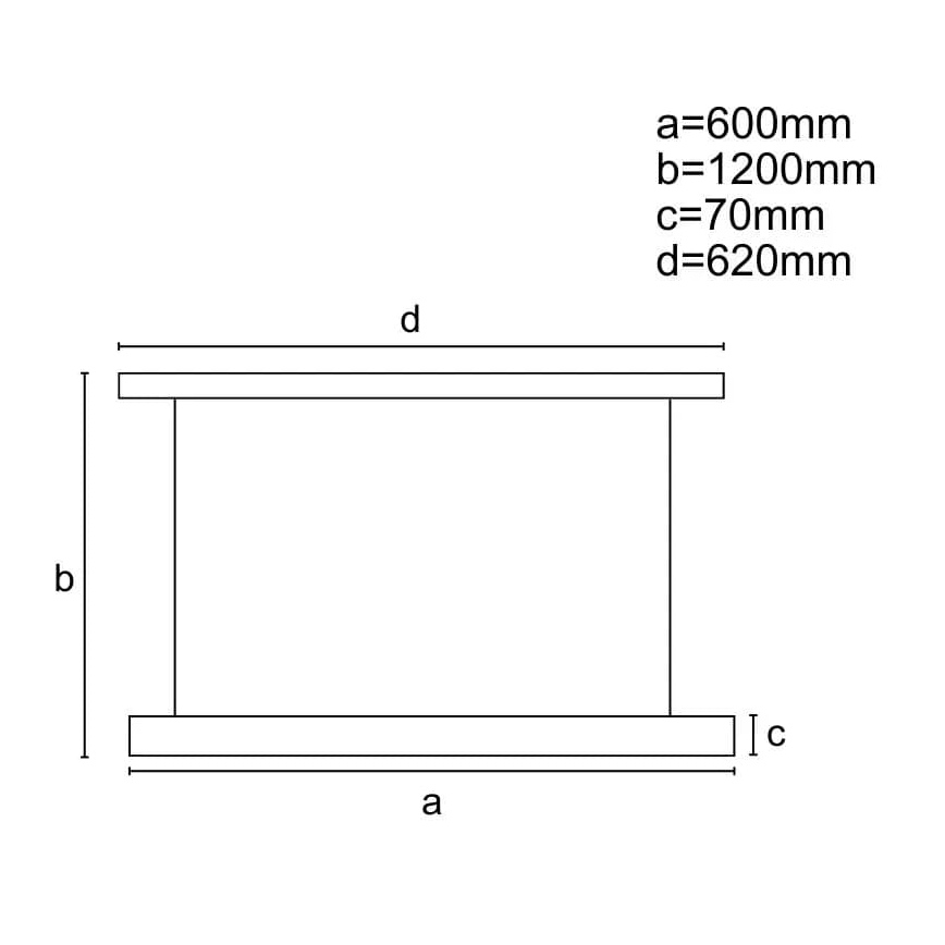 Candeeiro suspenso LED com regulação LED/45W/230V 3000-6500K diâmetro 60 cm preto + comando