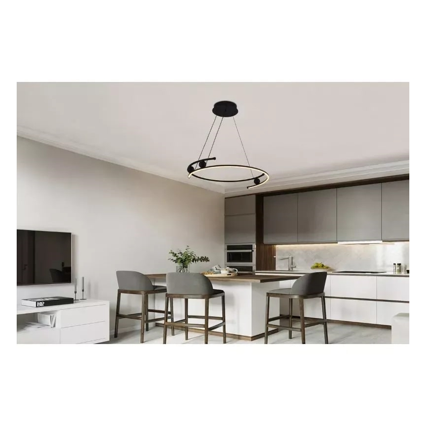 Candeeiro suspenso LED com regulação LED/50W/230V 3000-6500K diâmetro 60 cm + comando