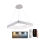 Candeeiro suspenso LED com regulação LED/55W/230V 3000-6500K branco + comando