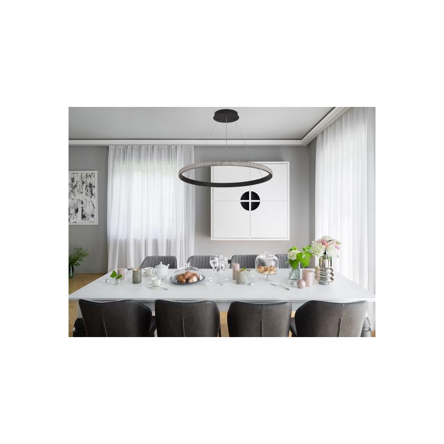Candeeiro suspenso LED com regulação LED/55W/230V 3000-6500K + comando