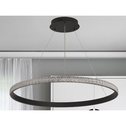Candeeiro suspenso LED com regulação LED/55W/230V 3000-6500K + comando