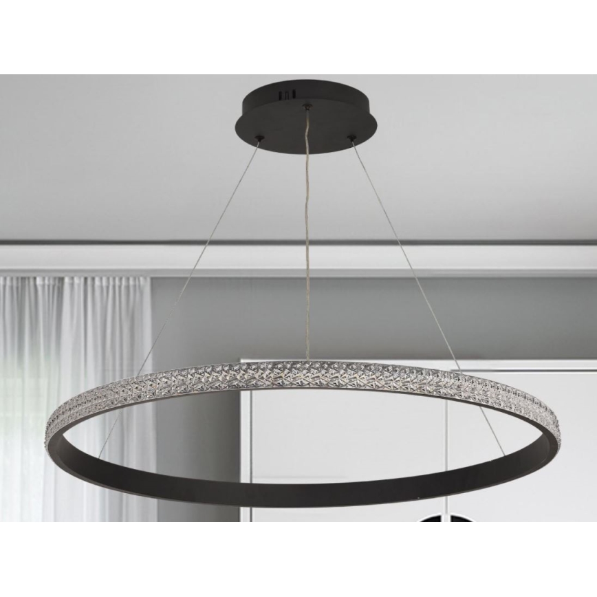 Candeeiro suspenso LED com regulação LED/55W/230V 3000-6500K + comando