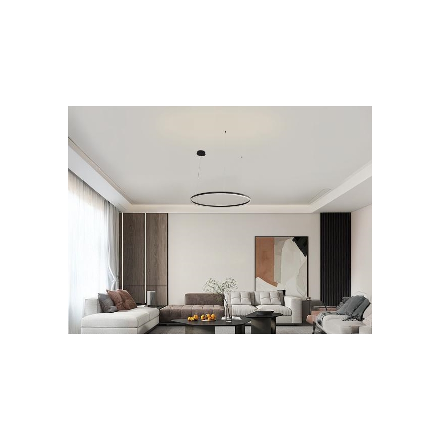 Candeeiro suspenso LED com regulação LED/55W/230V 3000-6500K + comando