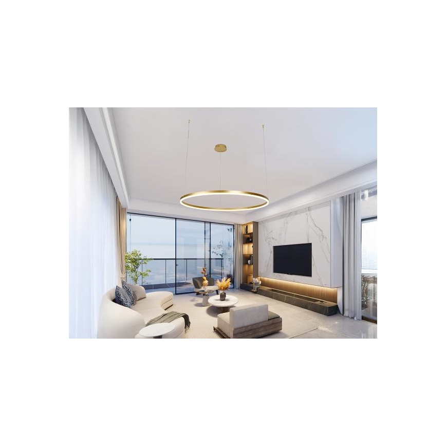 Candeeiro suspenso LED com regulação LED/55W/230V 3000-6500K + comando