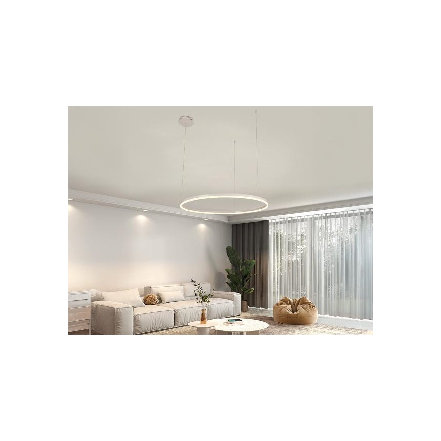 Candeeiro suspenso LED com regulação LED/55W/230V 3000-6500K + comando