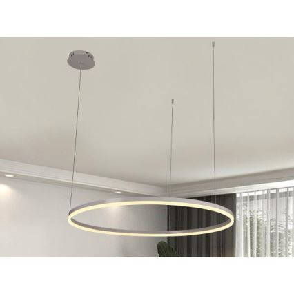 Candeeiro suspenso LED com regulação LED/55W/230V 3000-6500K + comando