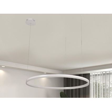 Candeeiro suspenso LED com regulação LED/55W/230V 3000-6500K + comando