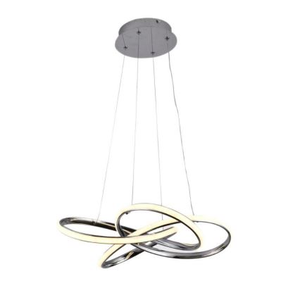 Candeeiro suspenso LED com regulação LED/65W/230V 3000-6500K diâmetro 48 cm cinzento + comando