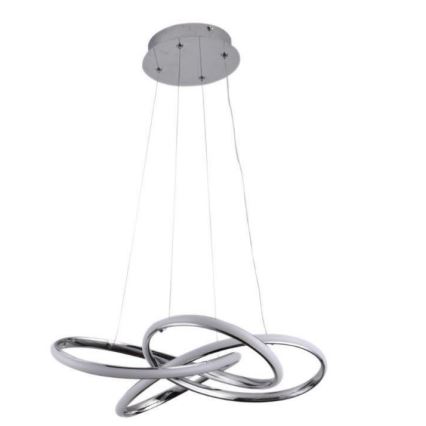 Candeeiro suspenso LED com regulação LED/65W/230V 3000-6500K diâmetro 48 cm cinzento + comando