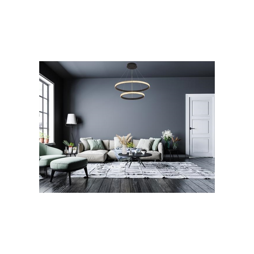 Candeeiro suspenso LED com regulação LED/65W/230V 3000-6500K + comando