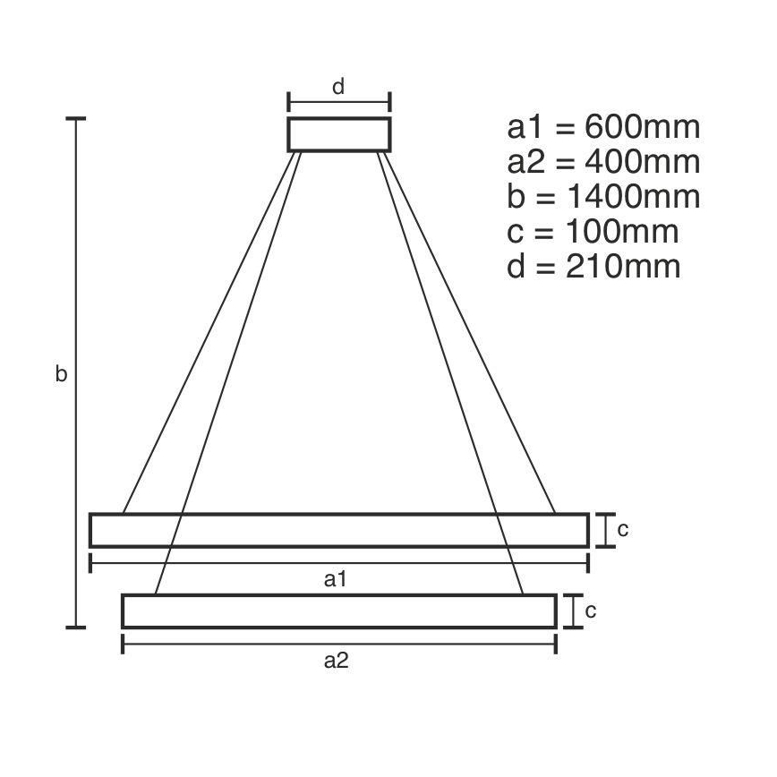 Lustre de cristal regulável num fio LED/65W/230V 3000-6500K cromado brilhante + comando
