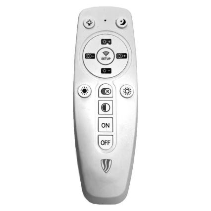 Lustre de cristal regulável num fio LED/65W/230V 3000-6500K cromado brilhante + comando
