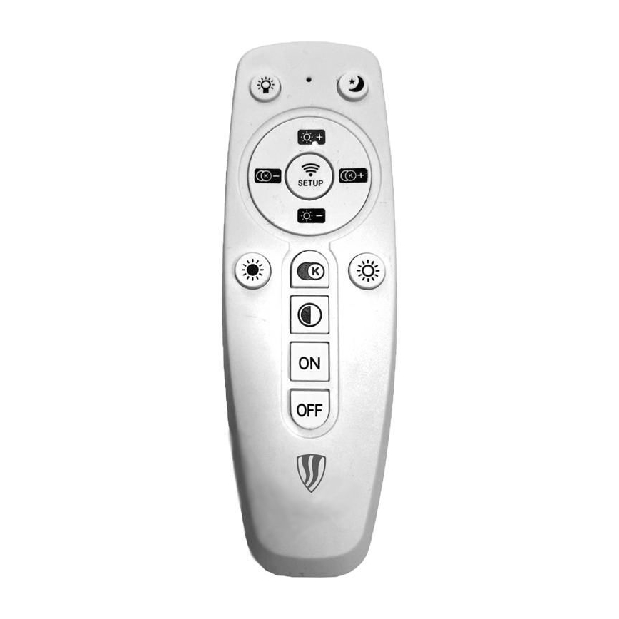 Lustre de cristal regulável num fio LED/65W/230V 3000-6500K cromado brilhante + comando