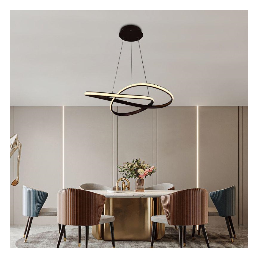 Candeeiro suspenso LED com regulação LED/70W/230V 3000-6500K diâmetro 60 cm + comando