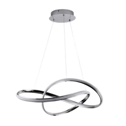 Candeeiro suspenso LED com regulação LED/70W/230V 3000-6500K cromado brilhante + comando