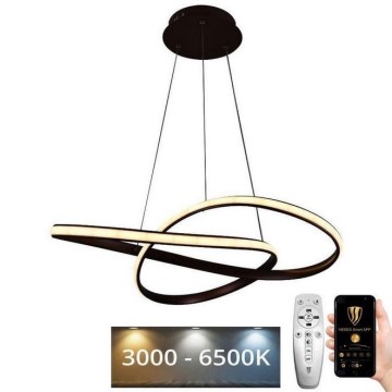 Candeeiro suspenso LED com regulação LED/70W/230V 3000-6500K diâmetro 60 cm + comando