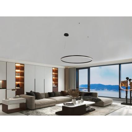 Candeeiro suspenso LED com regulação LED/72W/230V 3000-6500K + comando