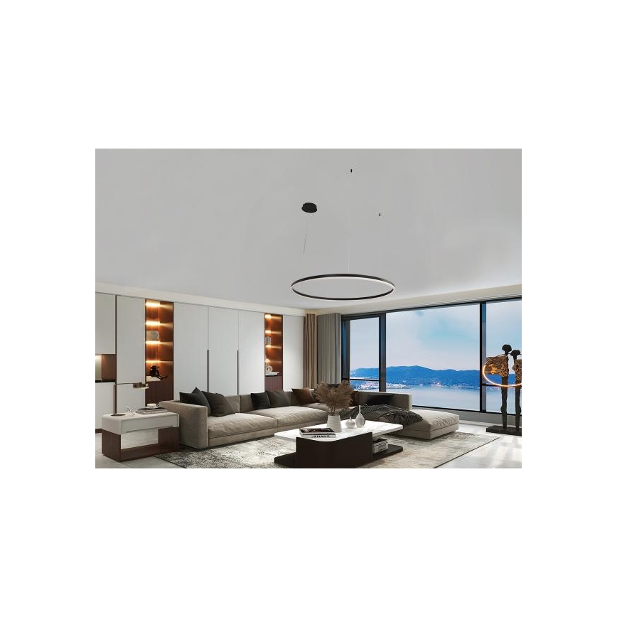 Candeeiro suspenso LED com regulação LED/72W/230V 3000-6500K + comando