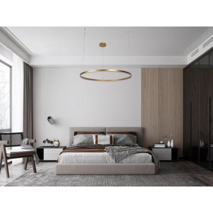 Candeeiro suspenso LED com regulação LED/72W/230V 3000-6500K + comando