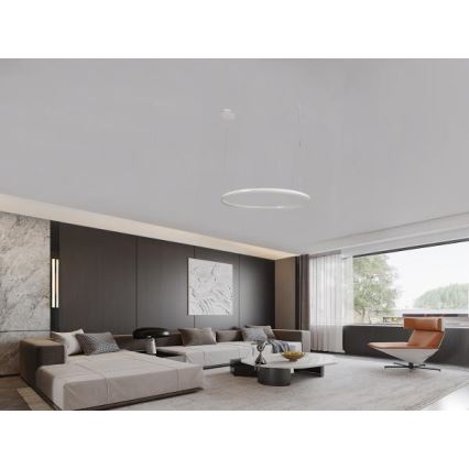 Candeeiro suspenso LED com regulação LED/72W/230V 3000-6500K diâmetro 100 cm + comando