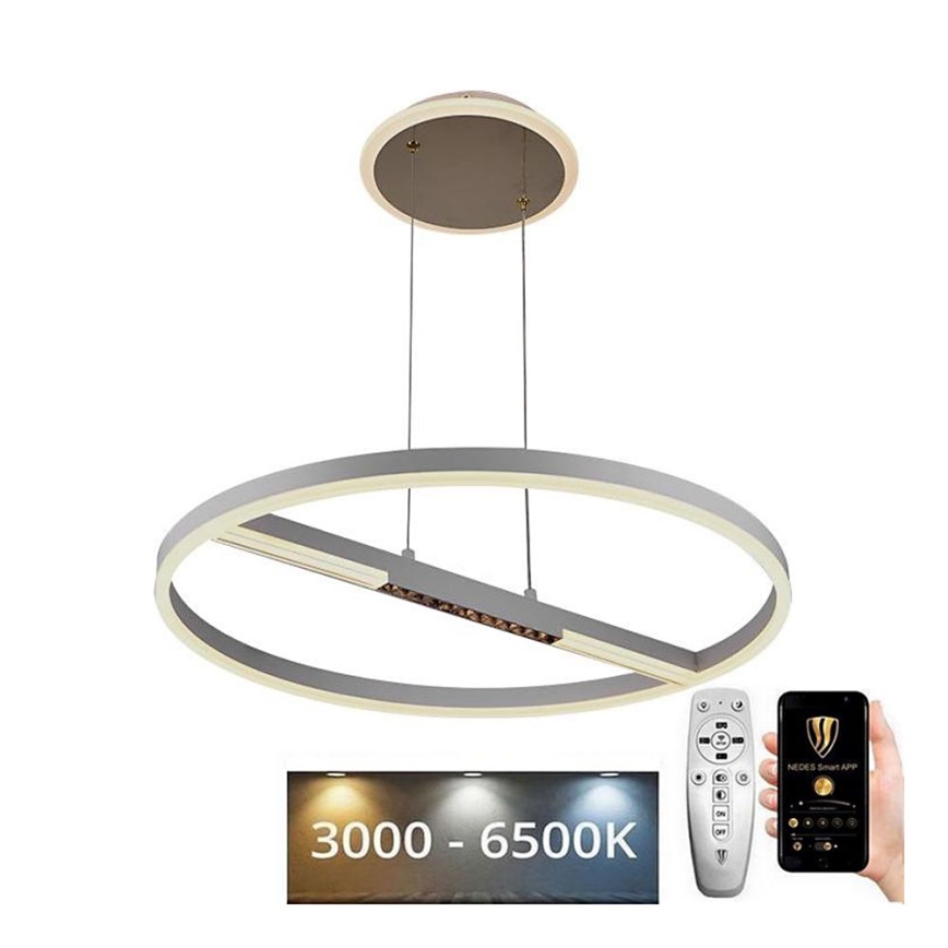 Candeeiro suspenso LED com regulação LED/75W/230V 3000-6500K + comando