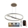 Candeeiro suspenso LED com regulação LED/75W/230V 3000-6500K + comando